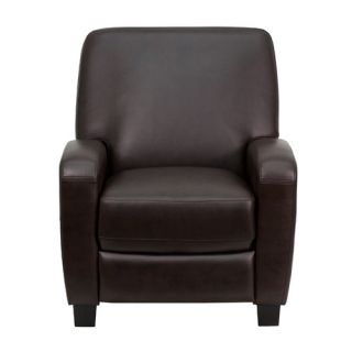 FlashFurniture Brown Leather Push Back Office Recliner