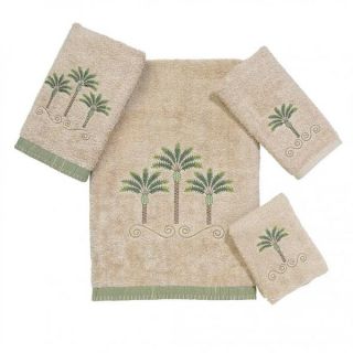 Avanti Premier Palm Beach Embroidered 4 piece Towel Set