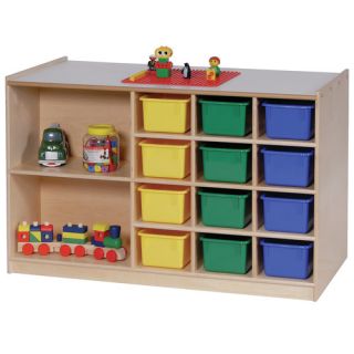 Steffy Wood Products Double Sided 14 Compartment Cubby