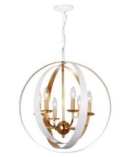 Crystorama 585 MT GA Luna Chandelier   Chandeliers