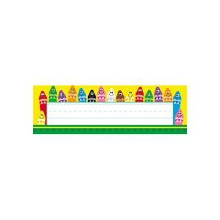 Desk Toppers Colorful Name Tag by Trend Enterprises