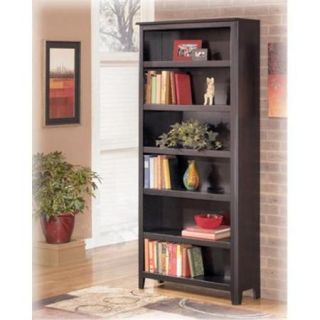 Ashley H371 17 Carlyle Large Bookcase   Almost Black