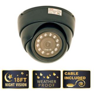 Q SEE Lite Series 400 TVL CMOS Indoor/Outdoor Dome Shaped Surveillance Camera DISCONTINUED QSDNV