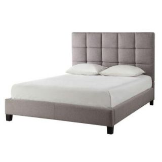 HomeSullivan Calais Grey Linen Full Size Bed 40885B312W(3A)[BED]