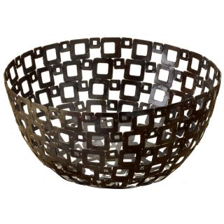 12 inch Square Pattern Metal Basket   Shopping   Great Deals