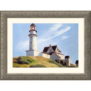 Great American Picture Lighthouse at Two Lights Silver Framed Print