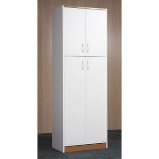 Orion 4 Door Kitchen Pantry, White