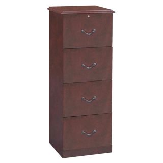 Z Line 4 Drawer Vertical File Cabinet   Cherry   File Cabinets