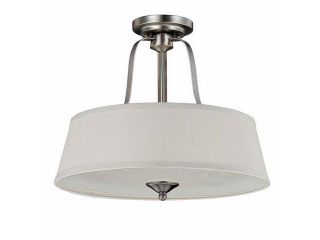 Savoy House Maremma 3 Light Semi Flush in Pewter   6P 2175 3 69