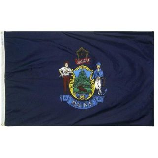 Annin Flagmakers Maine State Flag