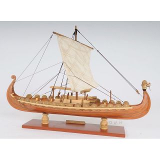 Old Modern Handicraft Drakkar Viking Boat   Small   Model Boats & Accessories