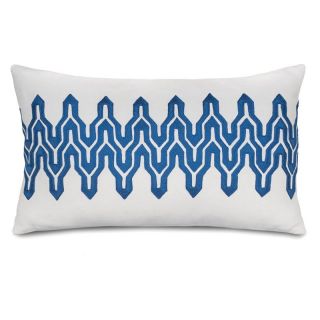 Jill Rosenwald Plimpton Flame Blue Decorative Pillow   Decorative Pillows