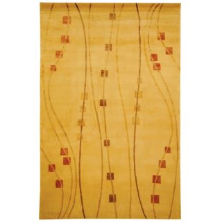 Safavieh Hand knotted Tibetan Honey Wool/ Silk Contemporary Rug (9 x
