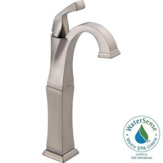 Delta Dryden Single Hole Single Handle Vessel Sink Bathroom Faucet in Stainless 751 SS DST
