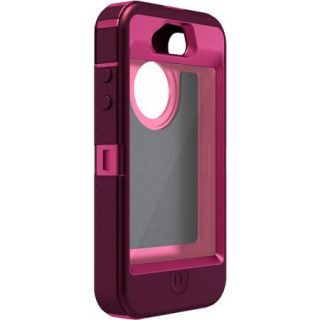 OtterBox Apple iPhone 4/4s Case Defender Series, Peony Pink/Deep Plum