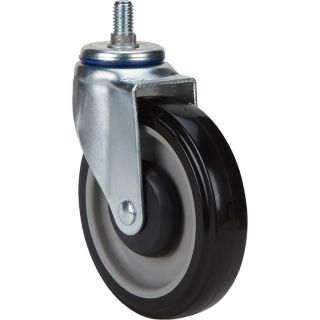 Fairbanks Swivel Universal Replacement Shopping Cart Caster — 5in., Model# 141103518SKN  Up to 299 Lbs.