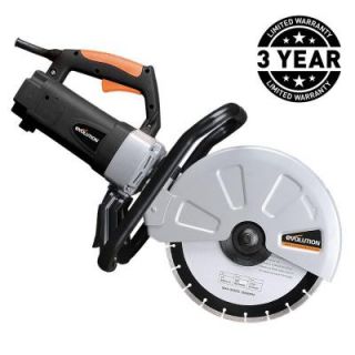 Evolution Power Tools 15 Amp 12 in. Corded Portable Concrete Saw DISCCUT1
