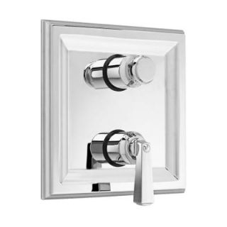 American Standard Town Square 2 Handle Thermostat Valve Trim Kit with Separate Volume Control in Polished Chrome (Valve Sold Separately) T555.740.002