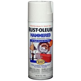 Rust Oleum Stops Rust 12 oz. Hammered White Protective Enamel Spray Paint (6 Pack) 248072