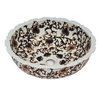Ceramic Round Vessel Sink by Dawn USA