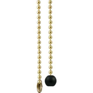 GE 3 ft. Brass and Wooden Ball Beaded Chain 54433