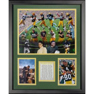 Legends Never Die Green Bay Packers   Packer Greats Framed Photo Collage