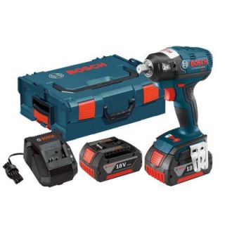 Bosch 18 Volt Lithium Ion 1/2 in. Cordless EC Brushless Square Drive Impact Wrench with Detent Pin IWBH182 01L