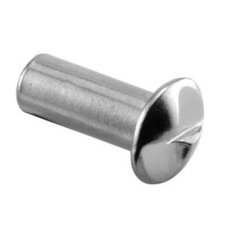 Prime Line #10 24 x 5/8 in. Chrome One Way Barrel Nut (100 Pack) 651 0454