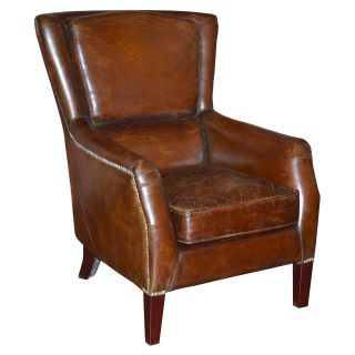 Moe's Home Collection Chester Club Chair   Dark Brown   Accent Chairs