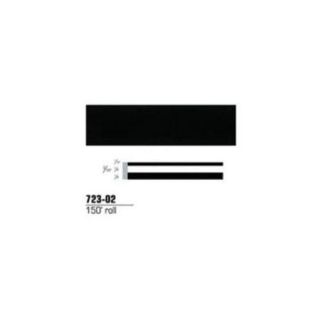 3m 72302 Scotchcal Striping Tape, Black, 5/16" X 150'