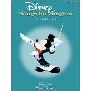 Hal Leonard Disney Songs for Singers for Low Voice