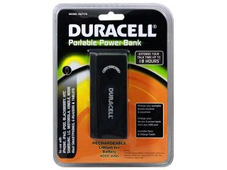 DURACELL Portable Power Bank & AC Charger (4000 Mah) Battery Charger for use with iPhone, iPad, iPod, BlackBerry, Samsung, LG, Motorola, Kindle, Nook, Most SmartPhones, E Readers and Tablets
