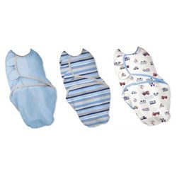 Summer Infant Small/ Medium SwaddleMe Blanket in Beep Beep (Pack of 3)
