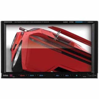Boss Audio BV9757B Double DIN DVD/CD RDS Receiver with 7" Digital TFT Monitor