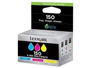 Lexmark 14N1805 150 Print Cartridge for S315, S415, S515 All in One Printers   200 Page Yield   Yellow, Cyan, Magenta