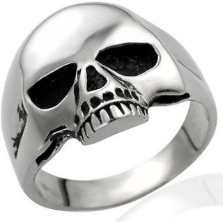 Daxx Men's Stainless Steel Skull Ring