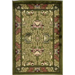 Damask Green Area Rug by Unique Loom