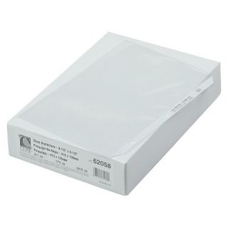 Line® Heavyweight Polypropylene Sheet Protector, Mini, Clear, 8 1/2
