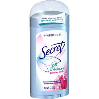 Secret Powder Fresh Invisible Solid Antiperspirant/Deodorant, 2.6 oz