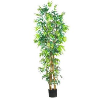 Nearly Natural 7 ft. Curved Trunk Bamboo Silk Tree 5189