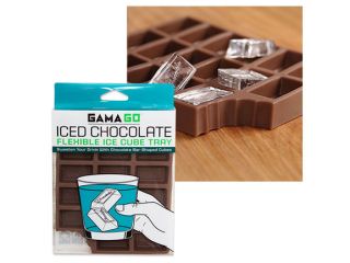 Chocolate Shaped Ice Cube Tray Brown