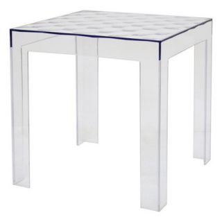 Baxton Studio Parq Clear Acrylic Modern End Table   End Tables