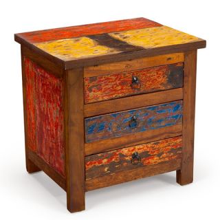 EcoChic Lifestyles First Mate Reclaimed Wood Side Table
