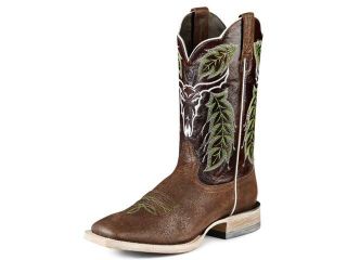 Ariat Western Boots Mens Outlaw 12 EE Chico Brown Dark Brown 10008799