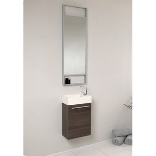 Fresca Senza 15.5 Pulito Small Modern Bathroom Vanity Set with Tall