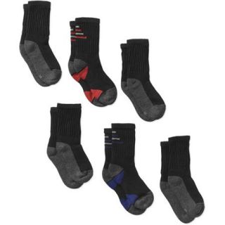 Starter Boys' Sport Crew Socks, 6 Pack