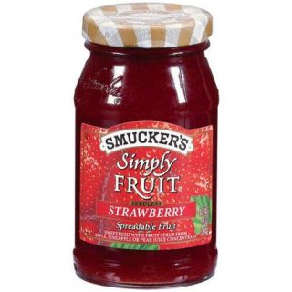 Smucker's Simply Fruit Strawberry Seedless Spreadable Fruit, 10 Oz