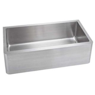 World Imports Farmhouse Apron Front Stainless Steel 33 in. Single Bowl Kitchen Sink BF3317