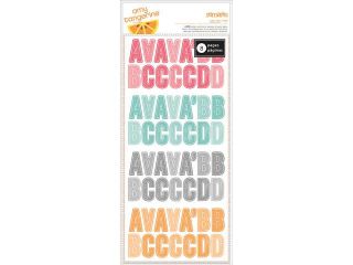 Amy Tangerine Yes Please Remarks Sticker Book Life Alphabet & Numbers