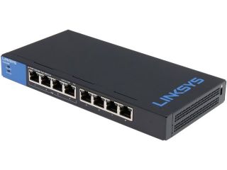 LINKSYS LGS108P 8 Port Business Desktop Gigabit PoE+ Switch